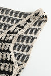 SWAYING/KNIT Embroidered Crochet Vest with Bandeau White/Black SW22SST57